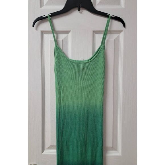 Mango Ombre Knit Slit Dress S - Picture 2 of 7